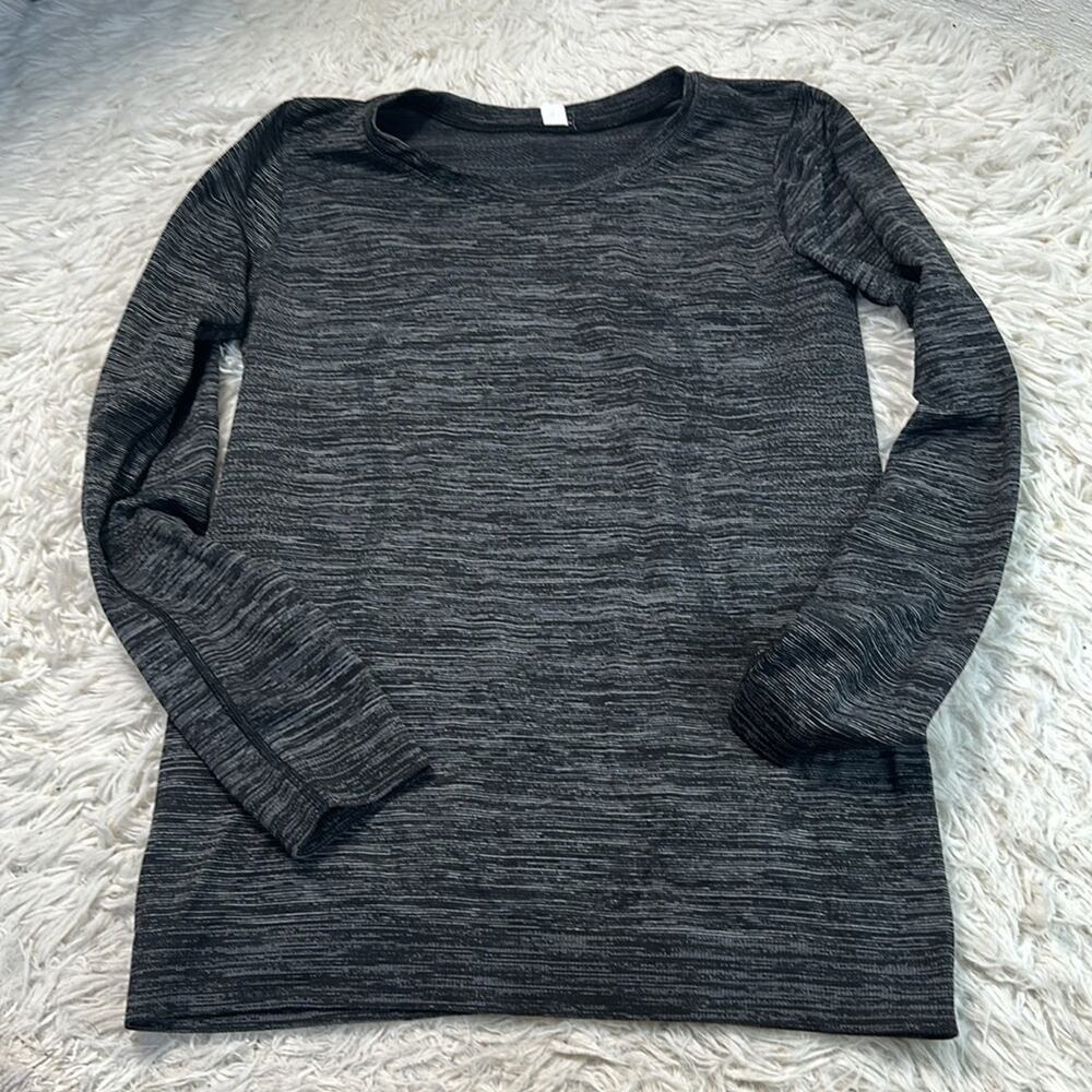 Lululemon Swiftly Relaxed Long Sleeve Black / White / Black